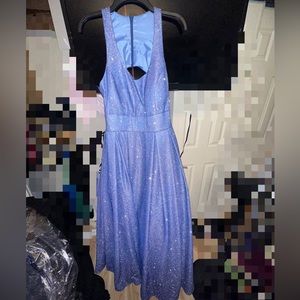 Sparkly blue dress